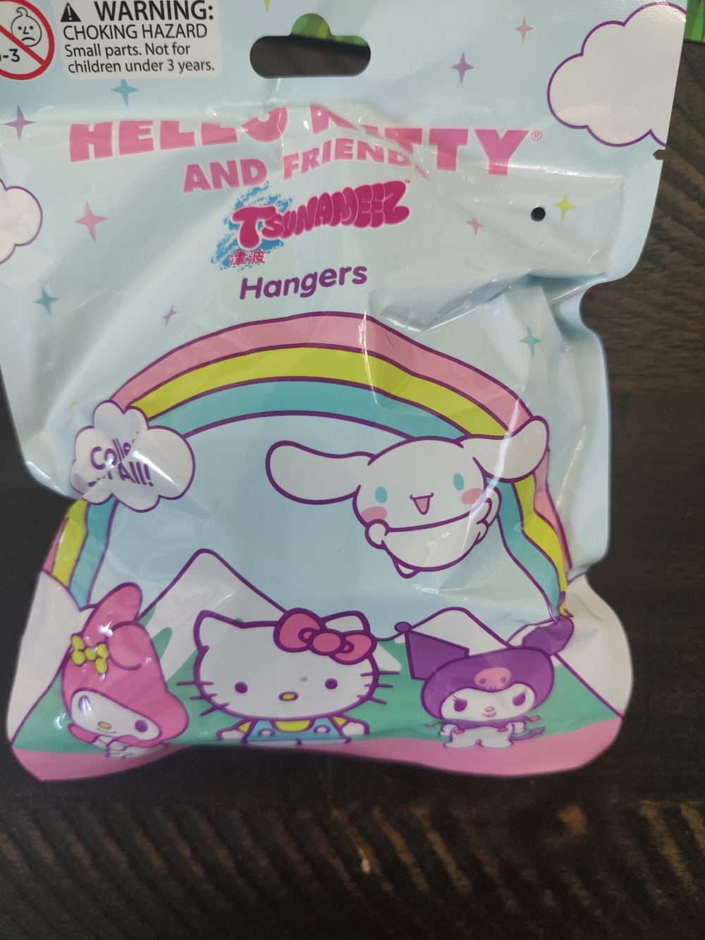 NWT Hello Kitty & Friends Rainbow Hangers - Pastel Blue and Pink